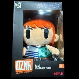 New YuMe DZNR One Piece Nami Dead or Alive Edition 34 Plush Figure